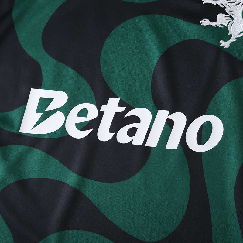 Sporting Third Away Shirt 25/26 - Men's Fan Black and Green