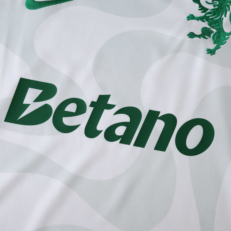 Sporting Away Shirt 25/26 - Men's White Fan Shirt