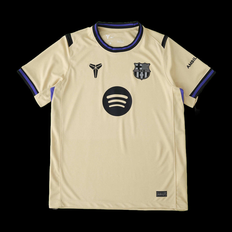 Barcelona Away Kobe Bryant 25/26 Shirt - Men's Fan Yellow