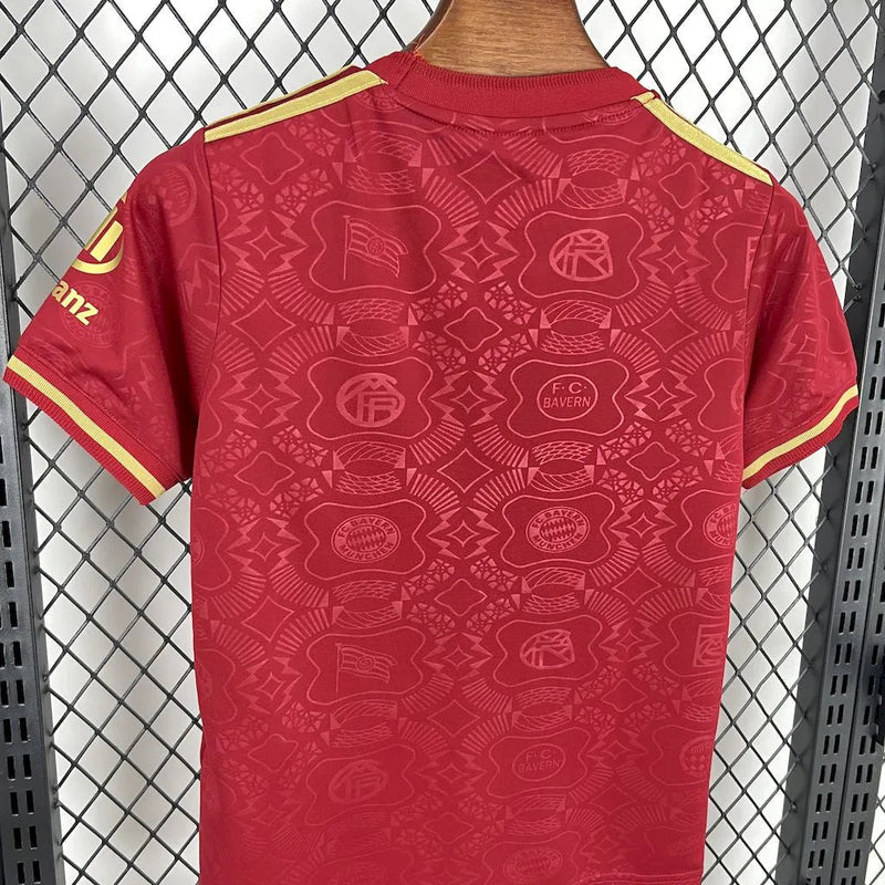 Bayern Munich 125 Years 25/26 Shirt - Red Children's Fan Shirt