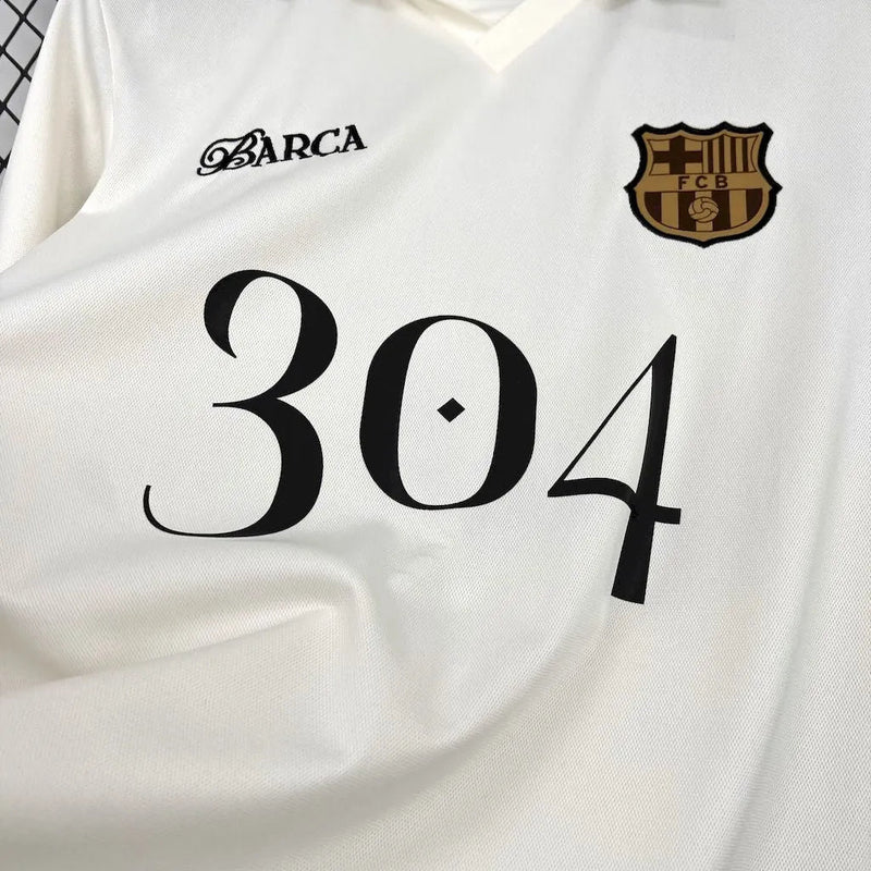 Barcelona Lamine Yamal 304 Shirt - Men's White Fan Shirt
