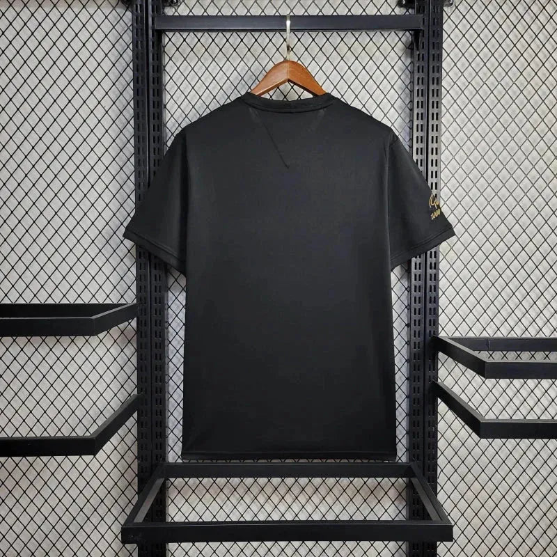 Santista Pelé 1000 Goals Shirt - Men's Black Fan Shirt