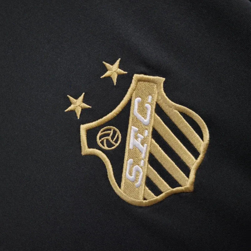 Santista Pelé 1000 Goals Shirt - Men's Black Fan Shirt