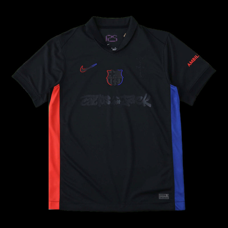 Barcelona TRAVIS SCOTT Away 24/25 Shirt - Men's Fan Black