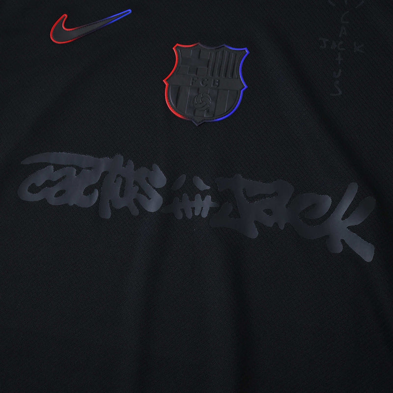 Barcelona TRAVIS SCOTT Away 24/25 Shirt - Men's Fan Black