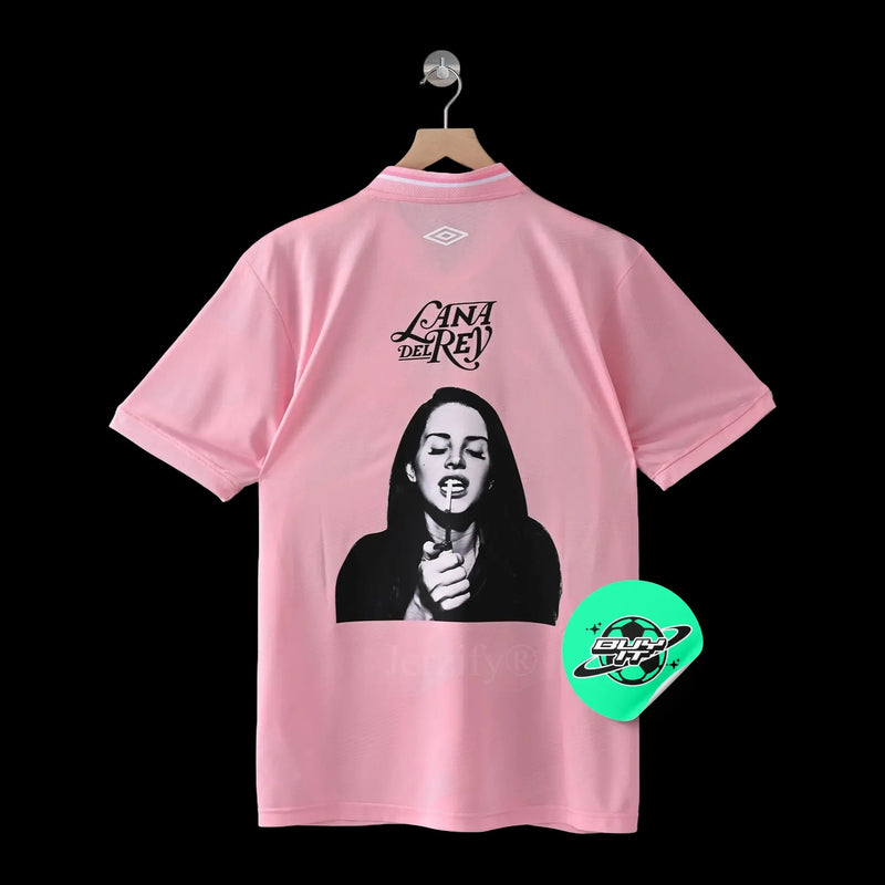 Santista X Lana Del Rey Shirt - Unisex Pink Fan