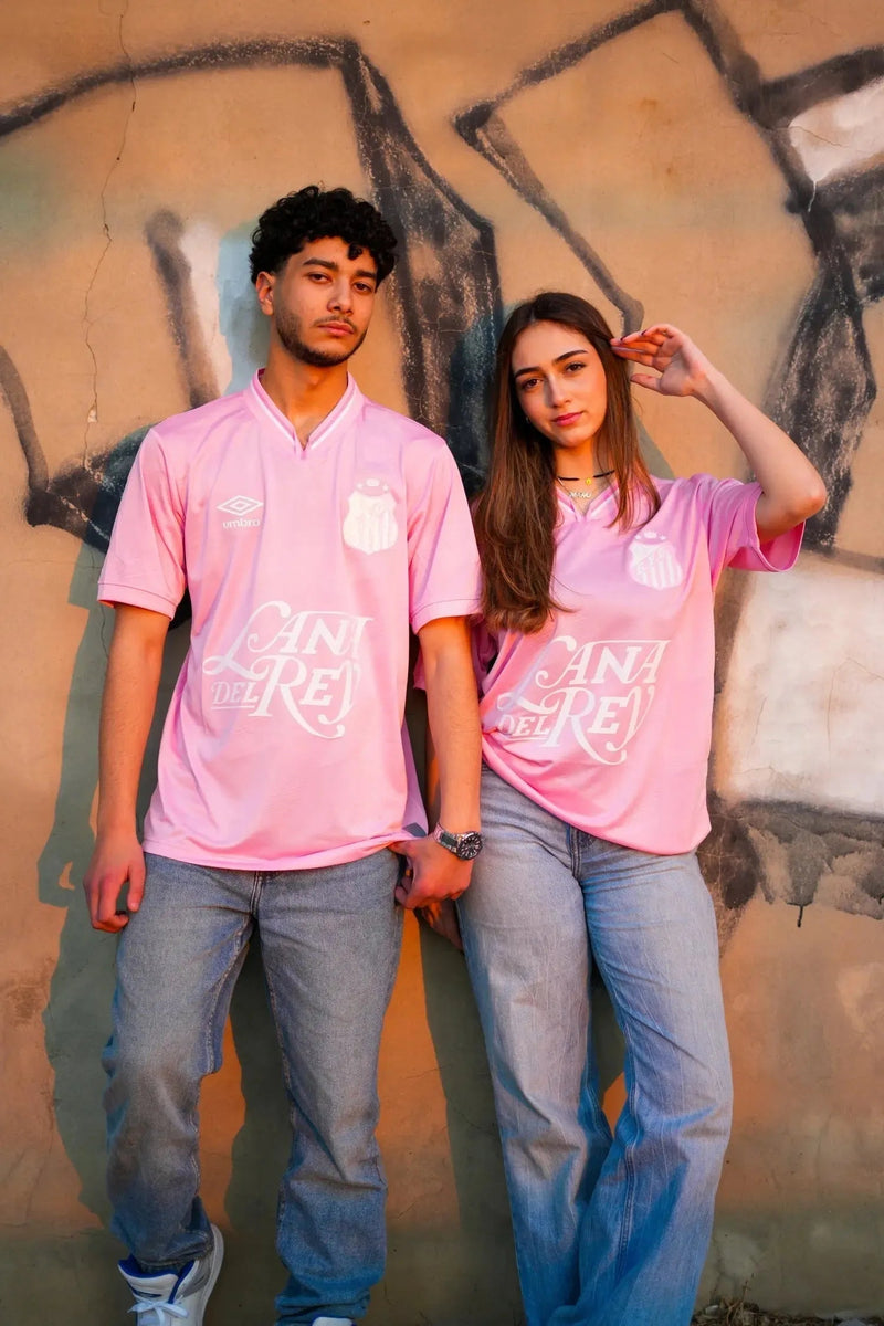 Santista X Lana Del Rey Shirt - Unisex Pink Fan