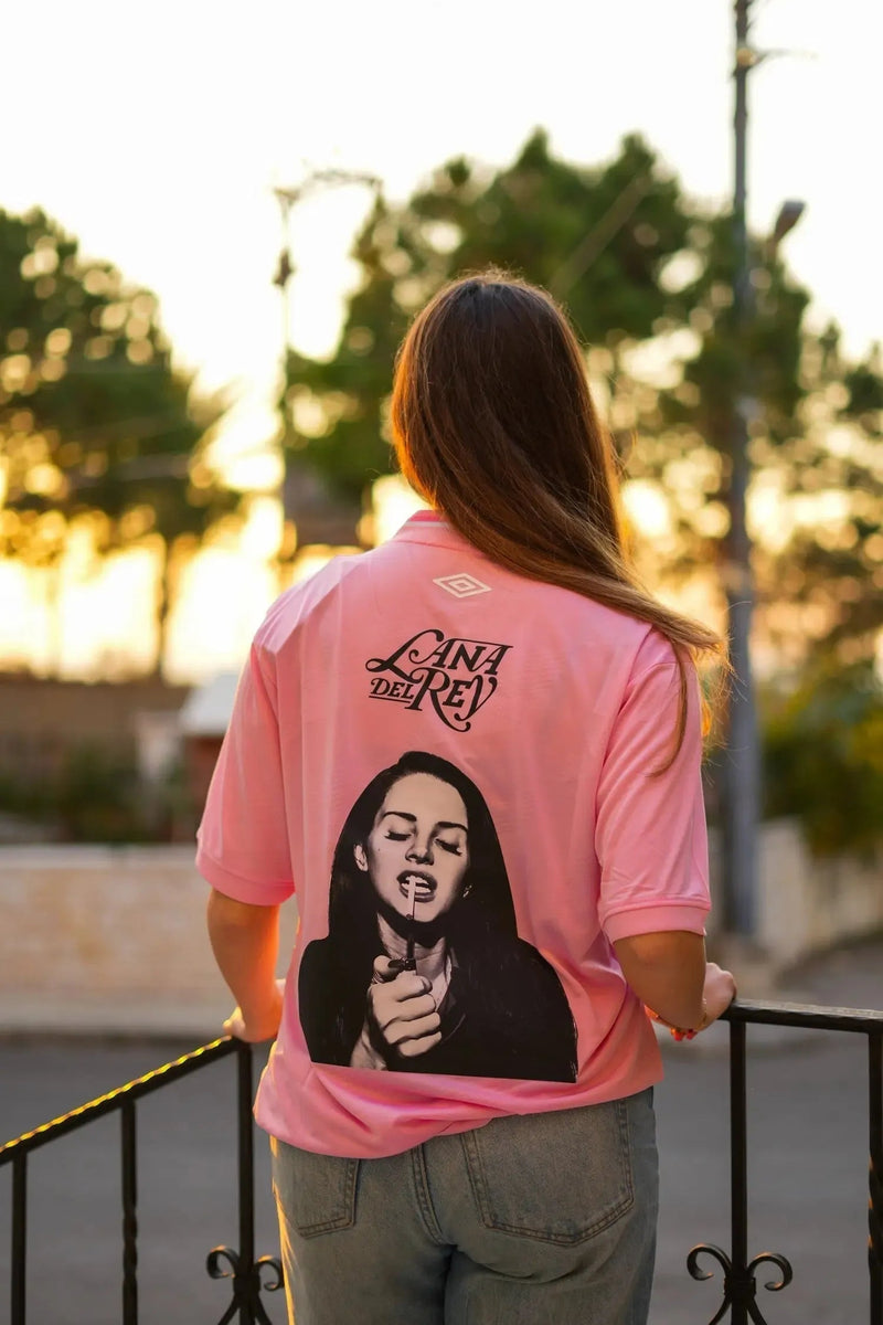 Santista X Lana Del Rey Shirt - Unisex Pink Fan