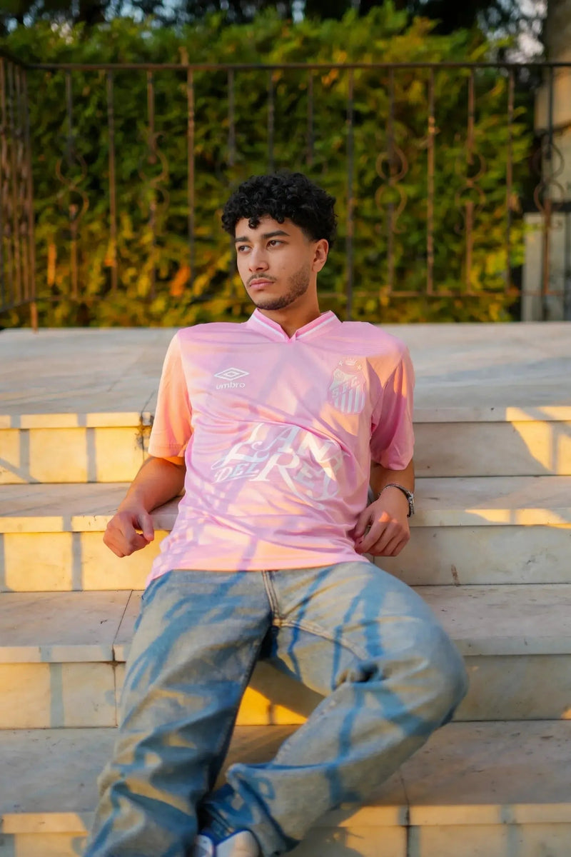 Santista X Lana Del Rey Shirt - Unisex Pink Fan