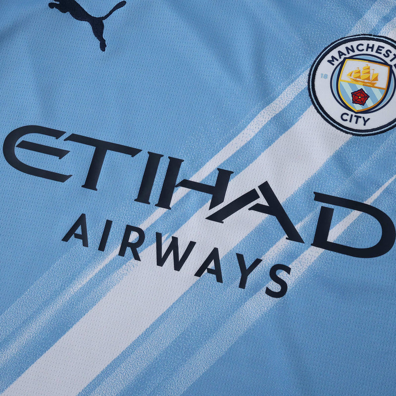 Manchester City Home Shirt 25/26 - Kids Fan Shirt Blue