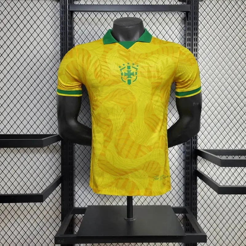 Brazil “The Prince” Shirt - Men's Player Yellow Comma Football