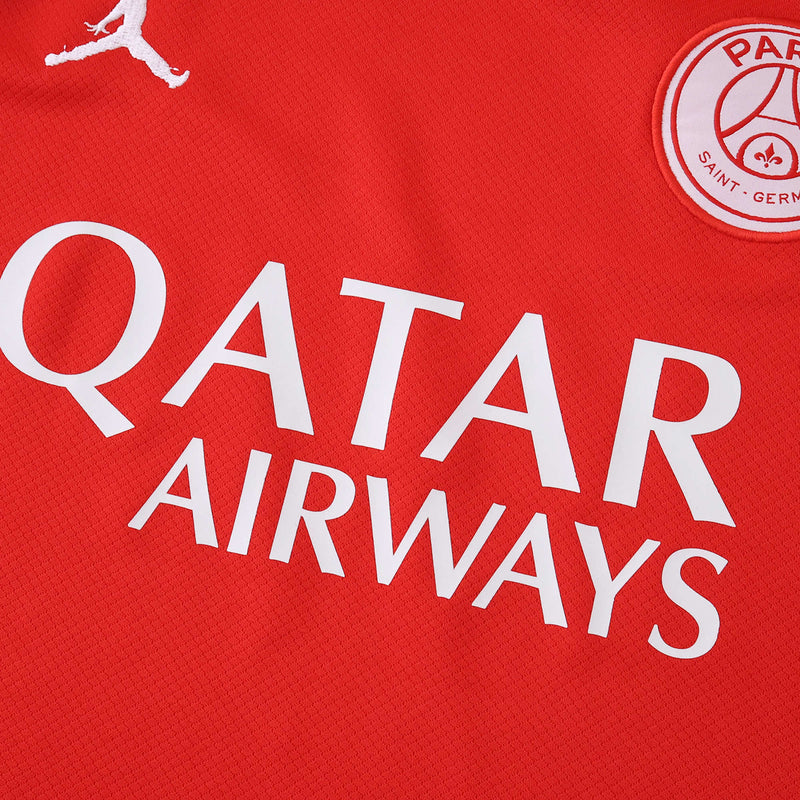 PSG Fourth 25/26 Men's Fan Shirt Red
