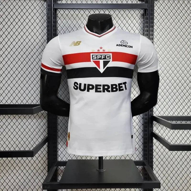 Sao Paulo Home Shirt 25/26 - Men's Player White