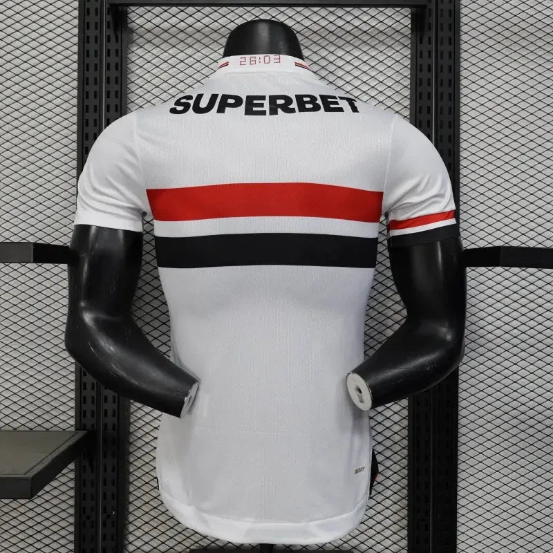 Sao Paulo Home Shirt 25/26 - Men's Player White