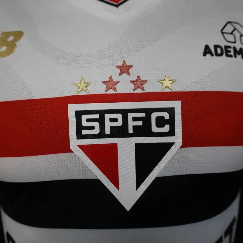 Sao Paulo Home Shirt 25/26 - Men's Player White