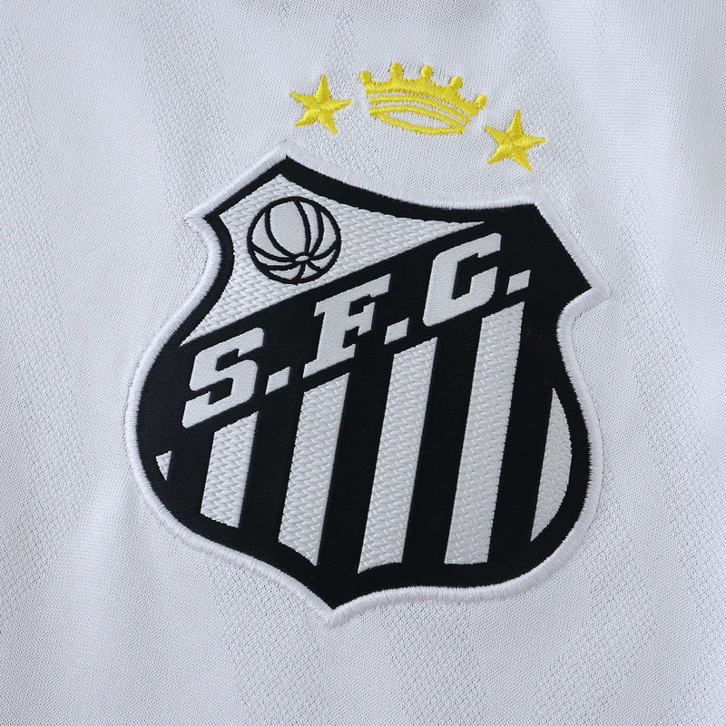 Santista Home Shirt 25/26 - Men's White Fan Shirt