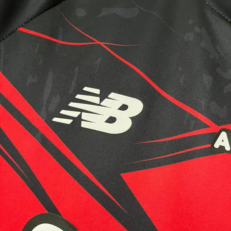 São Paulo Goalkeeper Shirt 25/26 - Men's Fan Black and Red