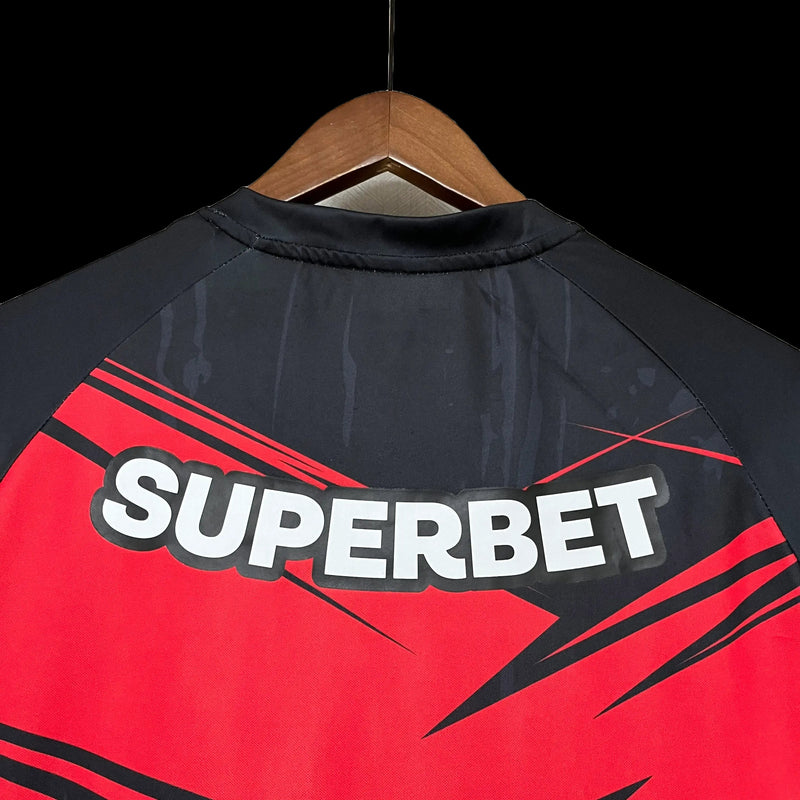 São Paulo Goalkeeper Shirt 25/26 - Men's Fan Black and Red