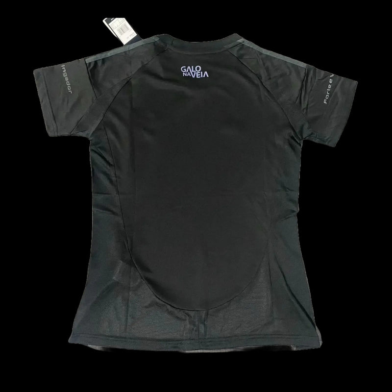 Atlético Mineiro All Black 25/26 Women's Fan Shirt - Black Reflective