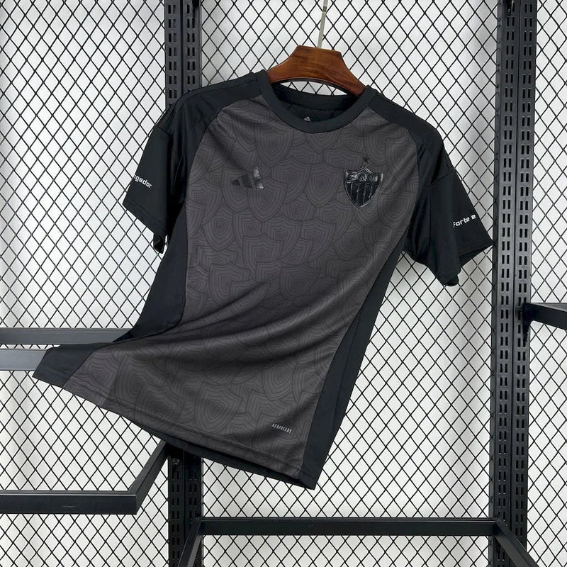 Atlético Mineiro All Black 25/26 Shirt - Men's Black Reflective Fan Shirt