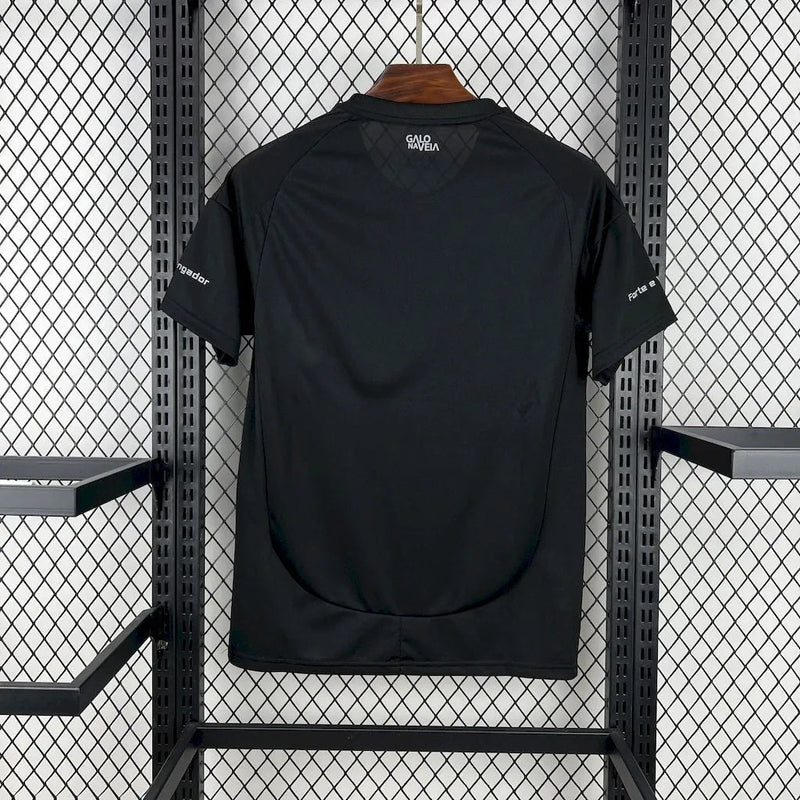Atlético Mineiro All Black 25/26 Shirt - Men's Black Reflective Fan Shirt