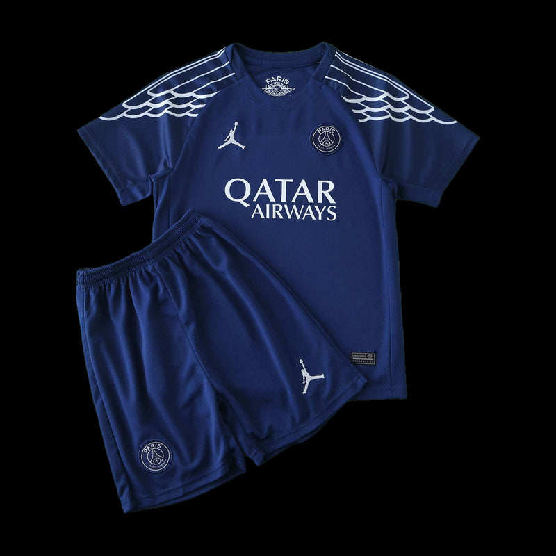 PSG Fourth 25/26 Shirt - Blue Kids Fan Shirt