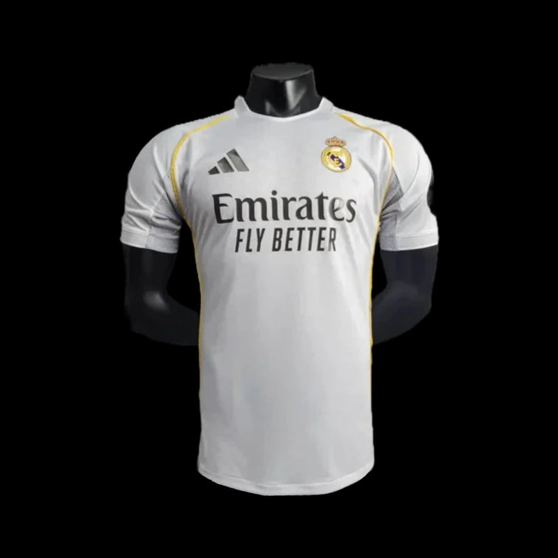 Real Madrid Home Shirt 25/26 - Men's Player White