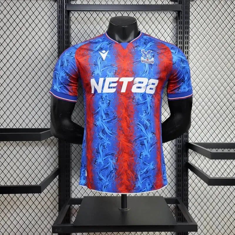 Crystal Palace Home Shirt 24/25 - Mens Player Red &amp; Blue