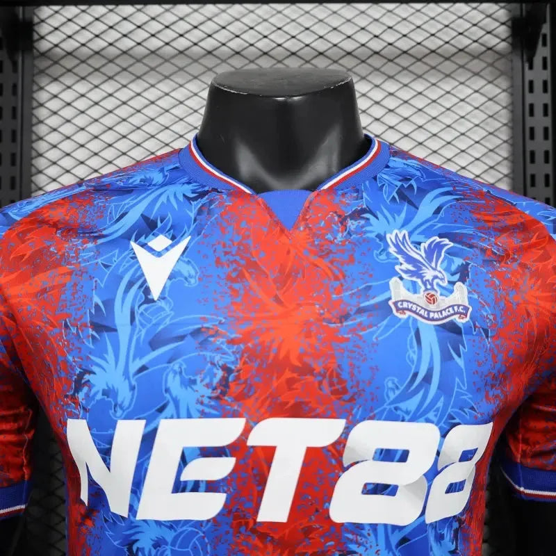 Crystal Palace Home Shirt 24/25 - Mens Player Red &amp; Blue