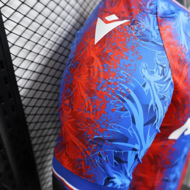 Crystal Palace Home Shirt 24/25 - Mens Player Red &amp; Blue
