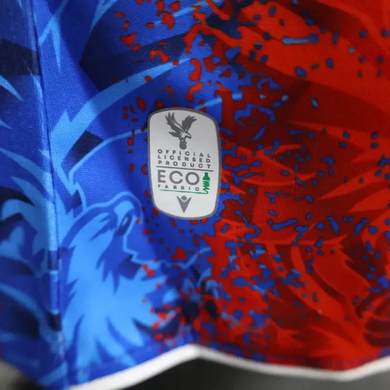 Crystal Palace Home Shirt 24/25 - Mens Player Red &amp; Blue