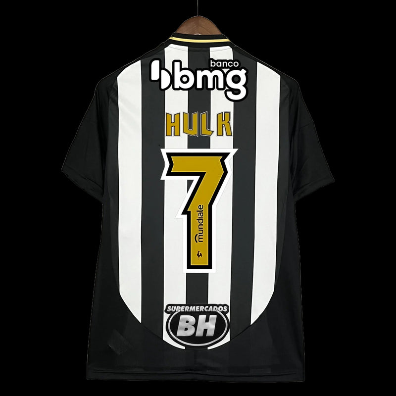Atlético Mineiro Home Shirt 25/26 - Men's Striped Fan Shirt + Sponsorships