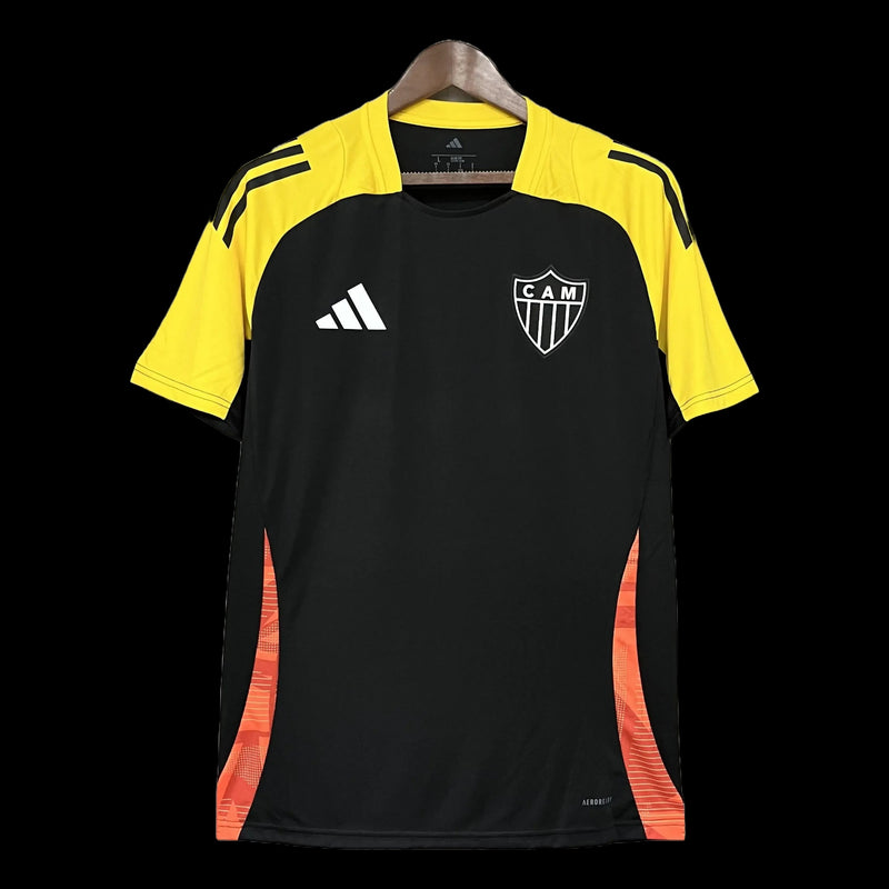 Atlético Mineiro Training Shirt 25/26 - Men's Fan Black + Sponsorships