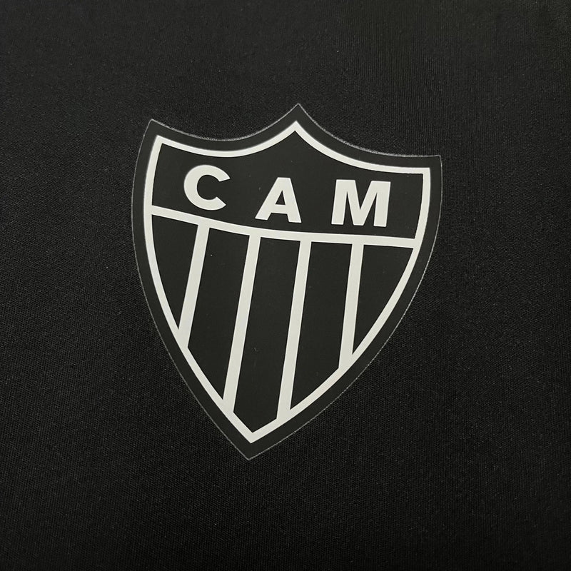 Atlético Mineiro Training Shirt 25/26 - Men's Fan Black + Sponsorships
