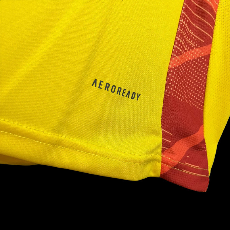 Atlético Mineiro Training Shirt 25/26 - Men's Supporter Yellow + Sponsorships