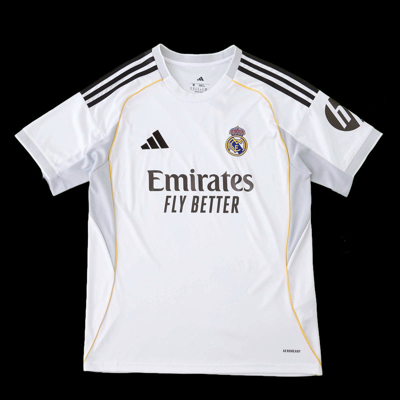 Real Madrid Home Shirt 25/26 - Men's Fan White