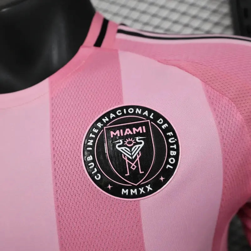 Inter Miami Home Shirt 25/26 - Men's Player Pink