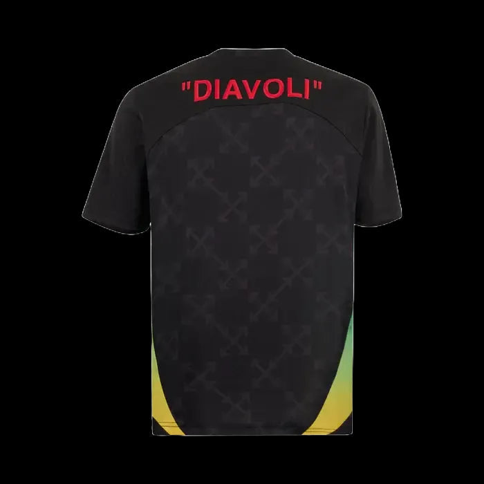 AC Milan x Off-White™ Pre-Match 25/26 Men's Fan Shirt - Black