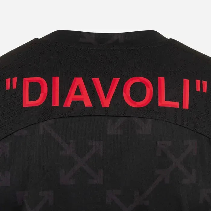 AC Milan x Off-White™ Pre-Match 25/26 Men's Fan Shirt - Black