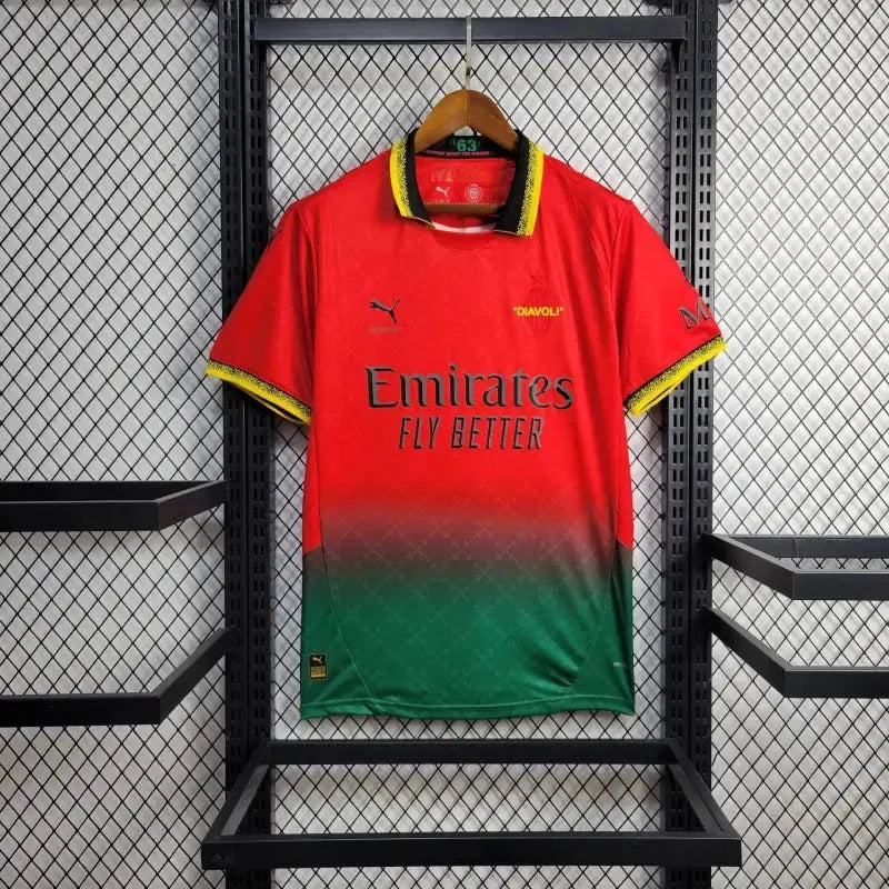 AC Milan x Off-White™ Fourth 25/26 Men's Fan Jersey - Red