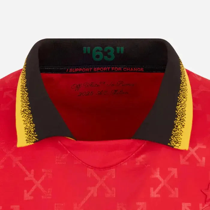 AC Milan x Off-White™ Fourth 25/26 Men's Fan Jersey - Red