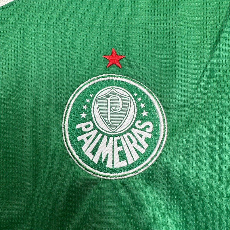 Palmeiras Home Shirt 25/26 - Green Children's Fan Shirt