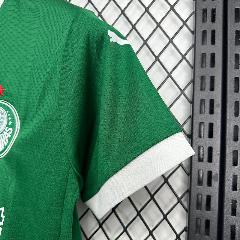 Palmeiras Home Shirt 25/26 - Green Children's Fan Shirt