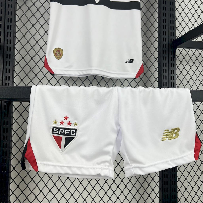 São Paulo Home Shirt 25/26 - White Children's Fan Shirt