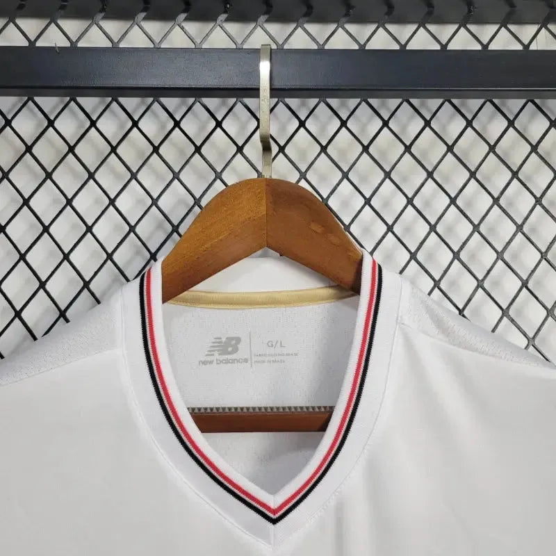 São Paulo Home Shirt 25/26 - Men's White Fan Shirt + Sponsorships