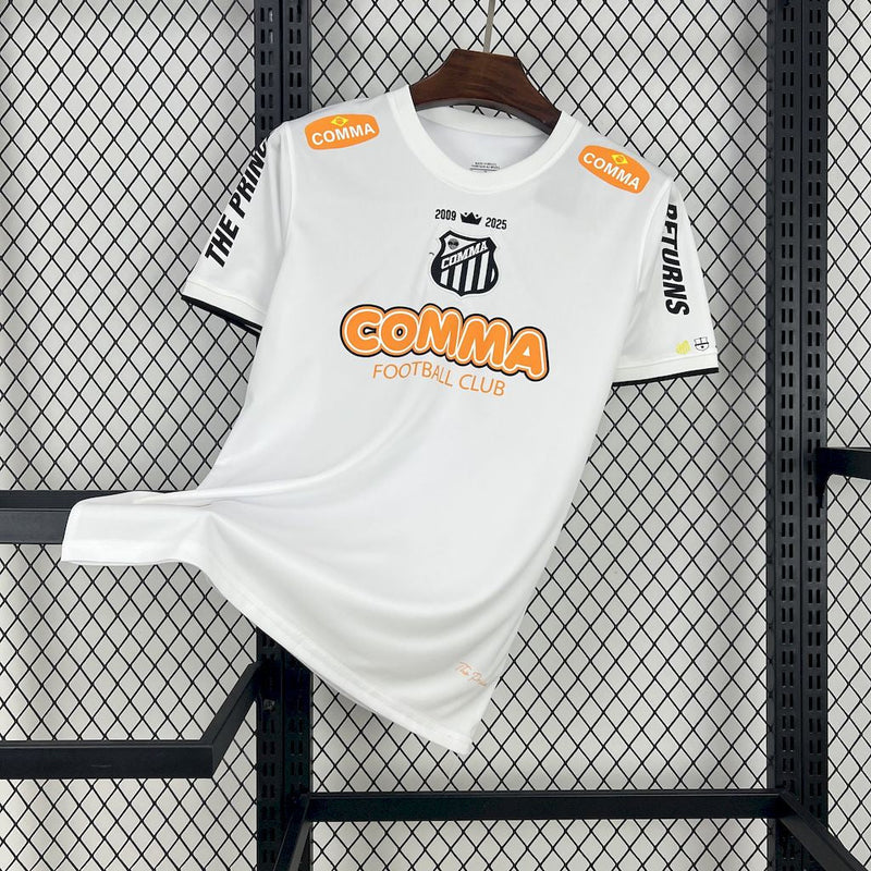 Santista The Prince Shirt - Men's White Fan Shirt Comma Football