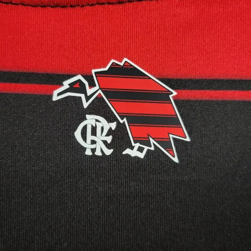 Flamengo Home Shirt 25/26 - Kids Fan Black and Red
