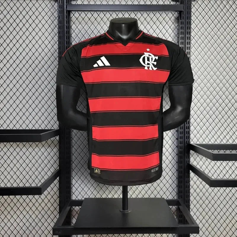 Flamengo Home Shirt 25/26 - Men's Player + Sponsorships
