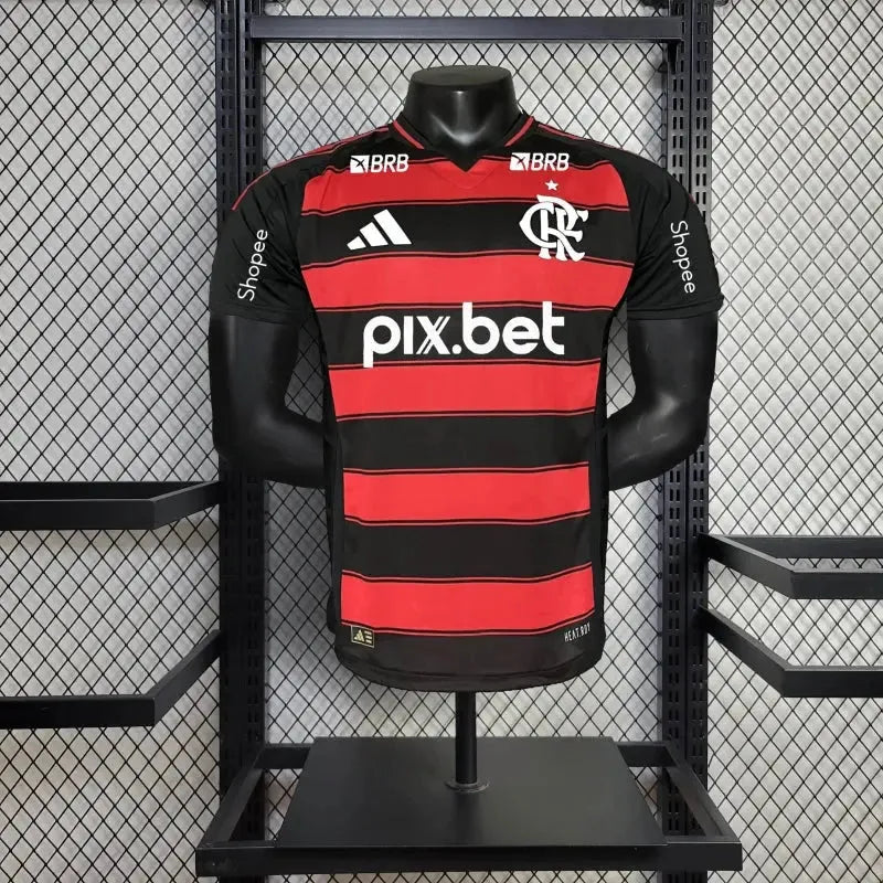 Flamengo Home Shirt 25/26 - Men's Player + Sponsorships