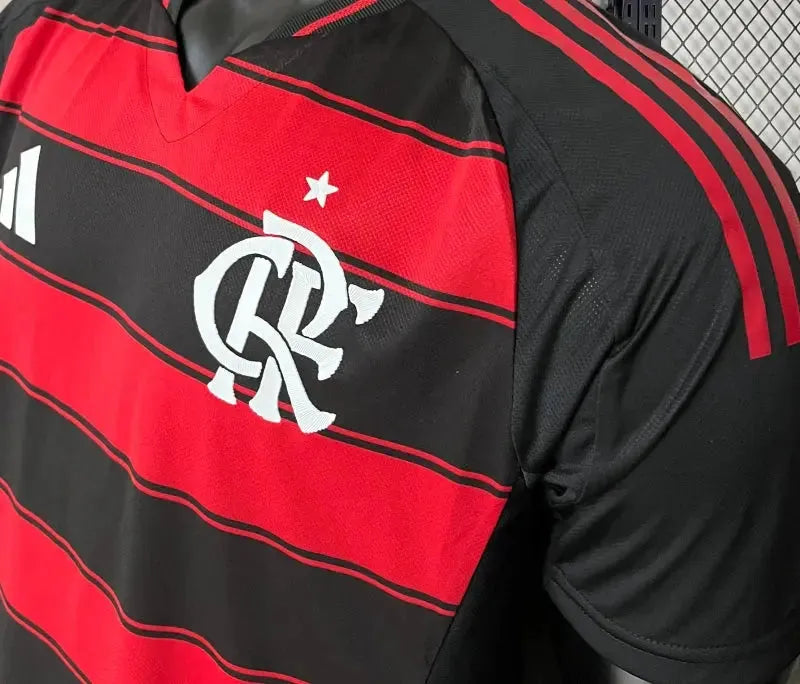 Flamengo Home Shirt 25/26 - Men's Player + Sponsorships